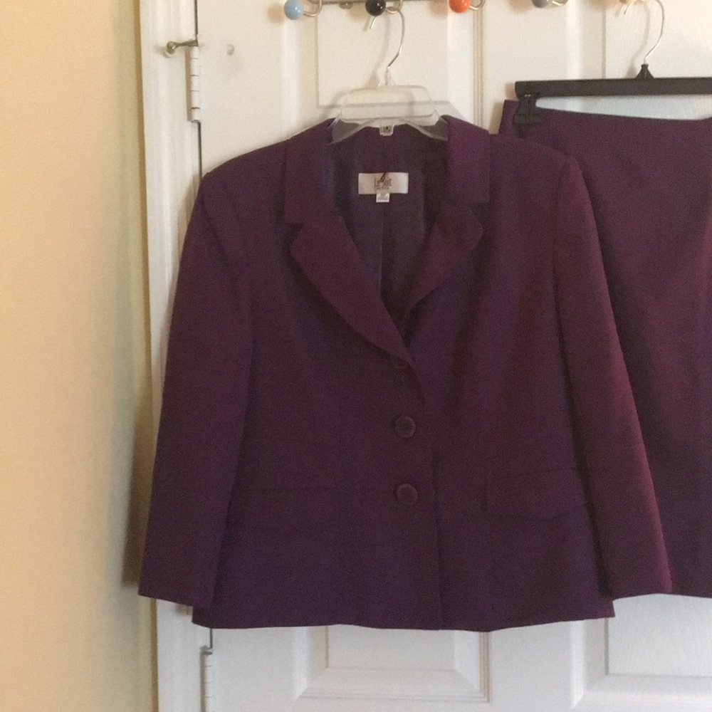 Purple skirt suite